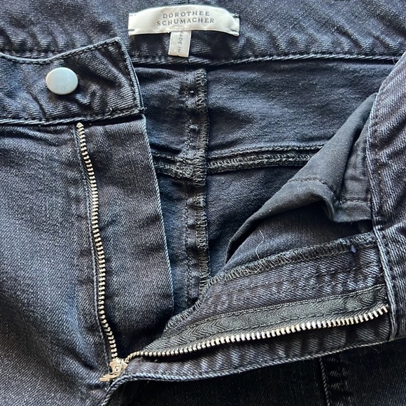 Dorothee Schumacher Jeans Size 3 US Size 6 ‘removed’ back pocket black/grey - Picture 6 of 11